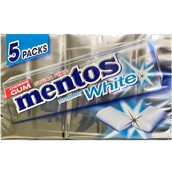mentos - White Peppermint 5 Stk.